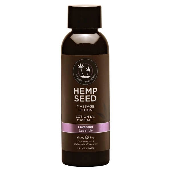 Hemp Seed Massage Lotion - Lavender Scented - LOTIONS & LUBES