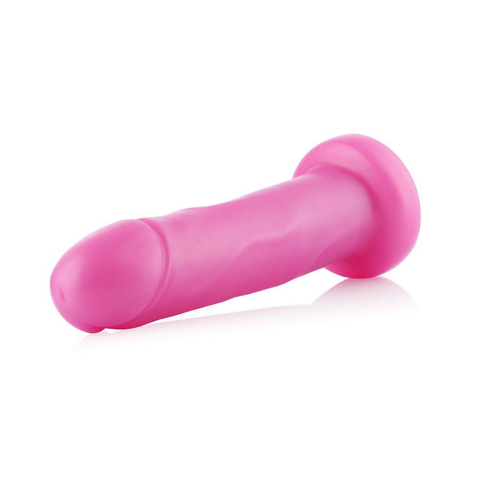 HiSmith - 6.7" Pink Silicone Dildo (KlicLok) - Sex Toys
