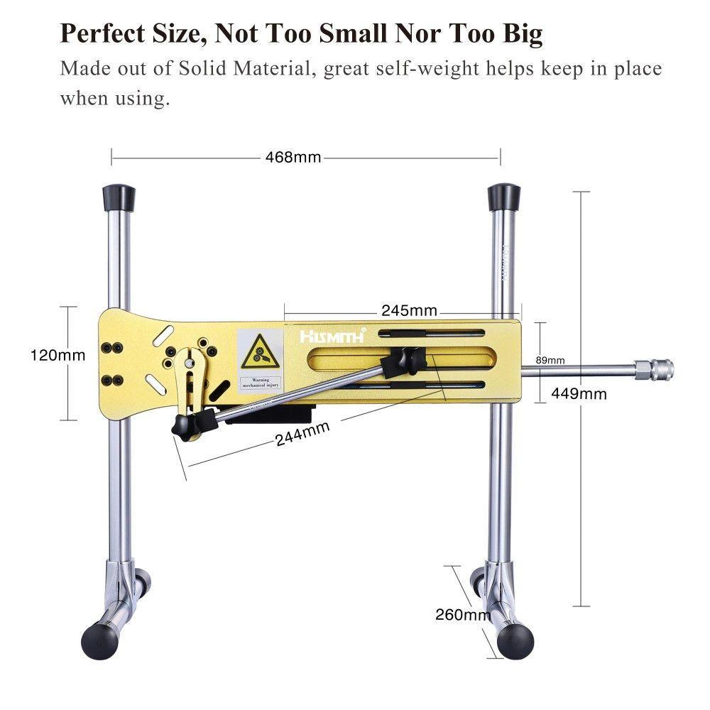 HiSmith - Gold Premium Sex Machine (Remote and App) - Sex Toys