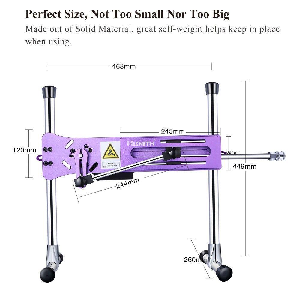 HiSmith - Purple Premium Sex Machine (Remote and App) - Sex Toys