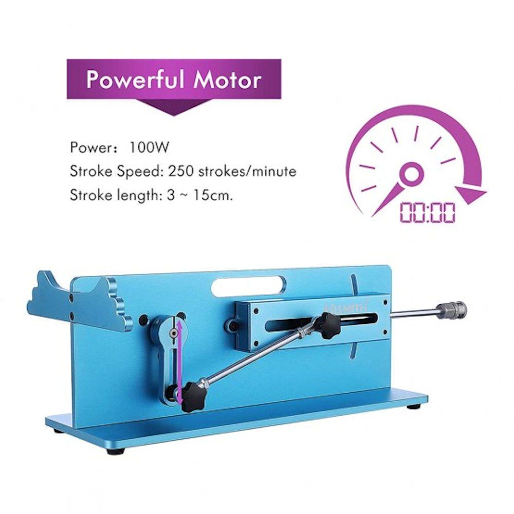 HiSmith Tabletop 2.0 Pro Blue APP, Remote, Wire 3 In 1 Control Premium Sex Machine - MACHINES - PREMIUM