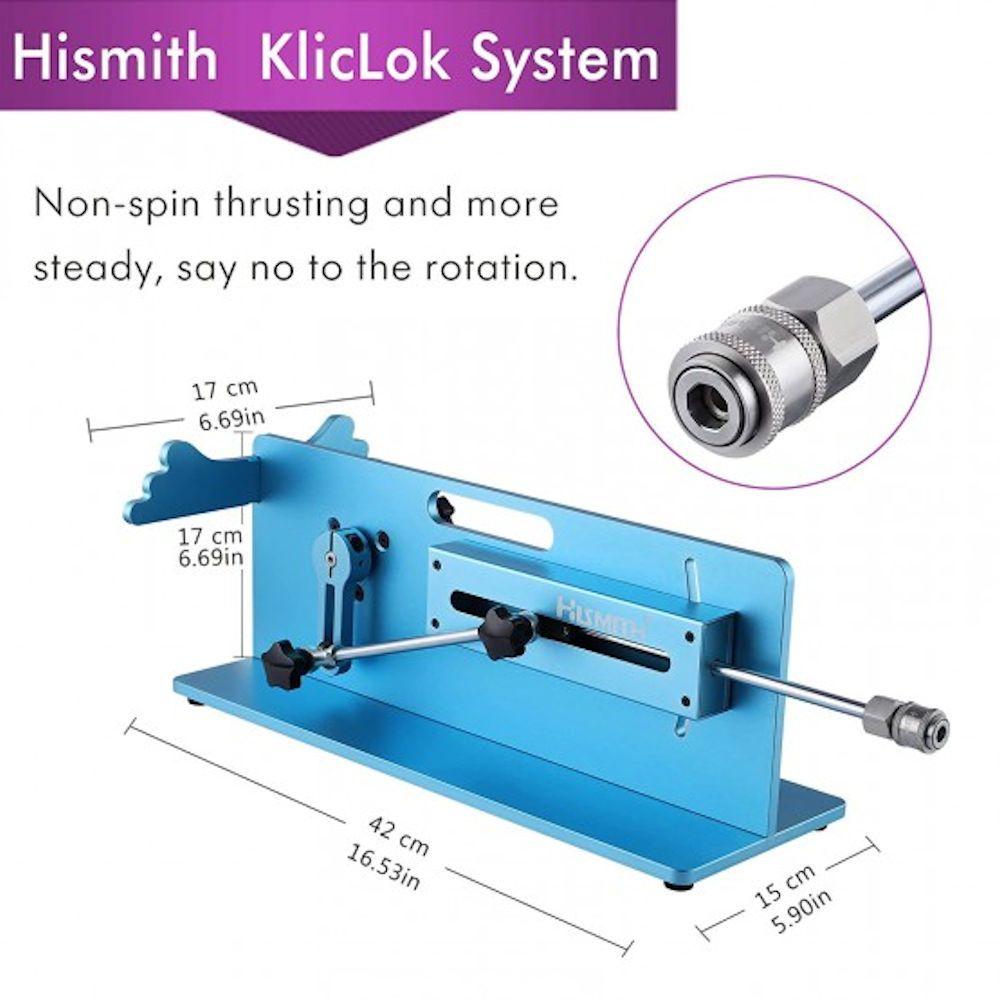 HiSmith Tabletop 2.0 Pro Blue APP, Remote, Wire 3 In 1 Control Premium Sex Machine - MACHINES - PREMIUM