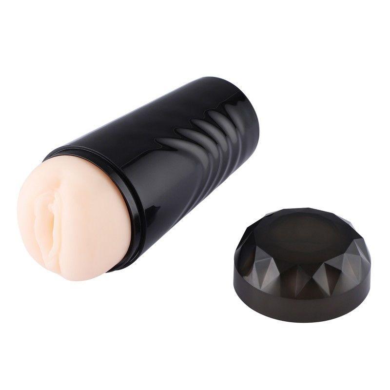 HiSmith - Vibrating Rechargeable Pussy Stroker with Black Case (KlicLok) - MASTURBATORS