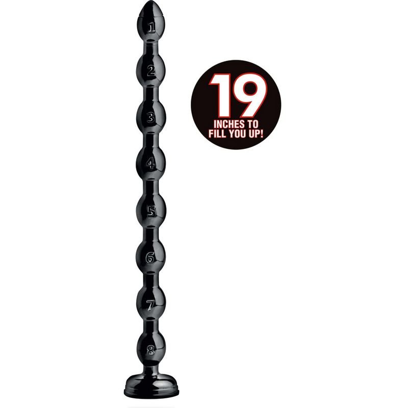Hosed 19in Beaded Anal Snake - Adult Toys - Naughty by Nature Adult Store