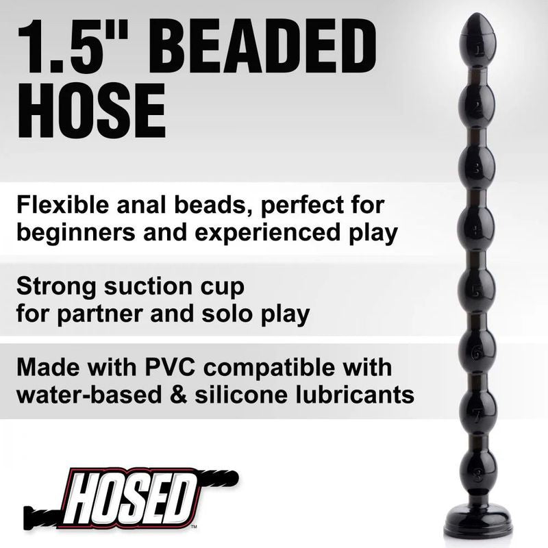 Hosed 19in Beaded Anal Snake - Adult Toys - Naughty by Nature Adult Store