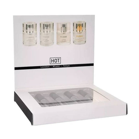 HOT Pheromone Perfume Box Women - 4 x 5ml - Naughty by Nature Adult Store