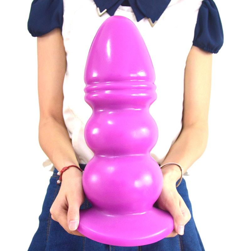 Huge Anal Plug Purple - Naughty by Nature Adult Store
