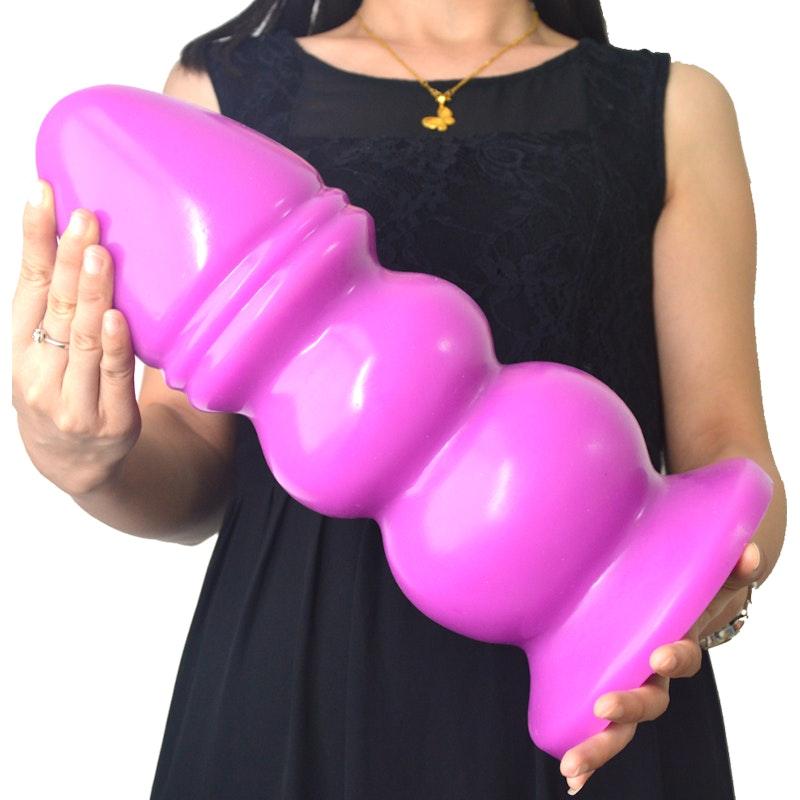 Huge Anal Plug Purple - Naughty by Nature Adult Store