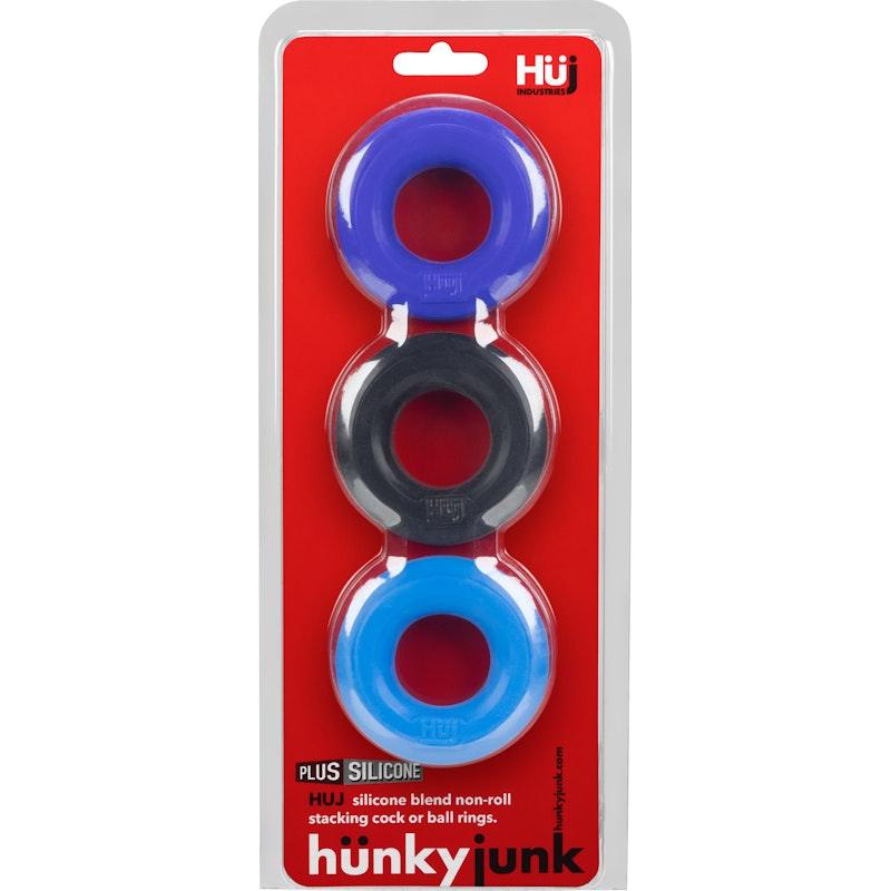HUJ3 C-RING 3 Pc by Hunkyjunk - Adult Toys