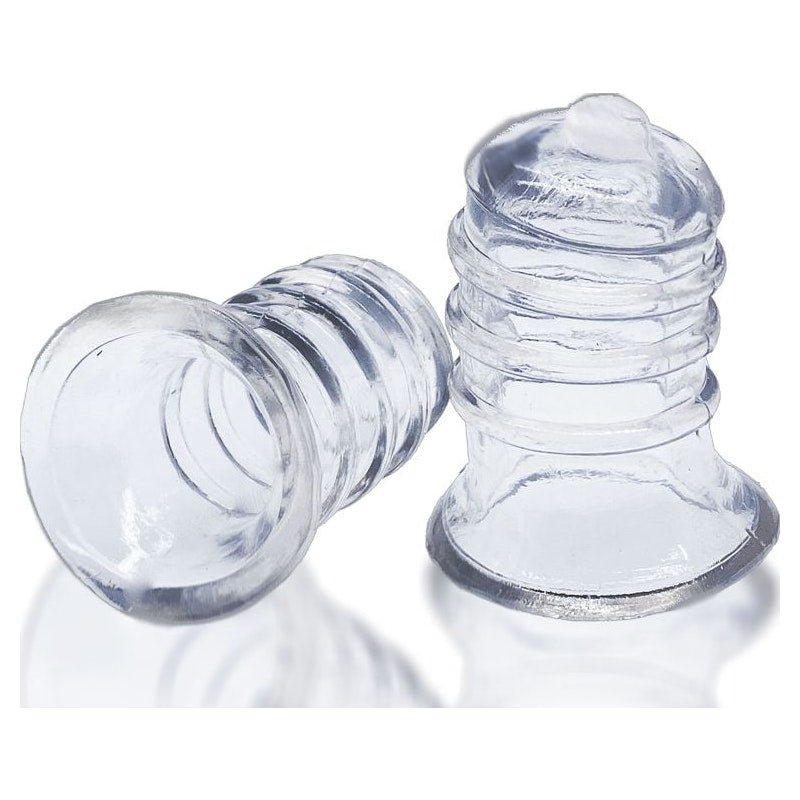Hunkyjunk Elong Wide Base Nipsucker - Clear FlexTPR Nipple Suckers - Adult Toys