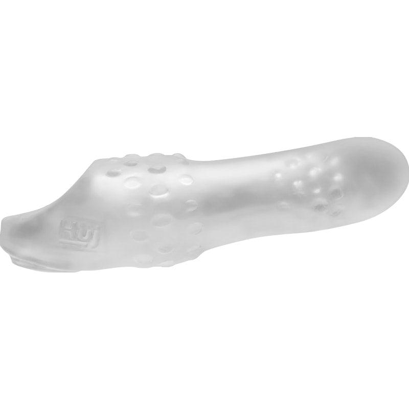 Hunkyjunk SWELL Adjust - fit Penis Extension Sleeve | Silicone Ice - Adult Toys