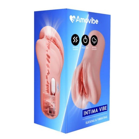 Intima Sucking Vibrating Pussy Masturbator Flesh - Adult Toys