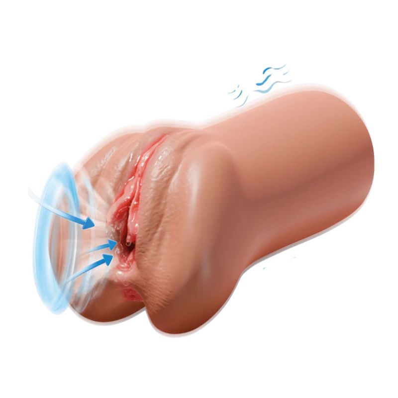 Intima Sucking Vibrating Pussy Masturbator Flesh - Adult Toys