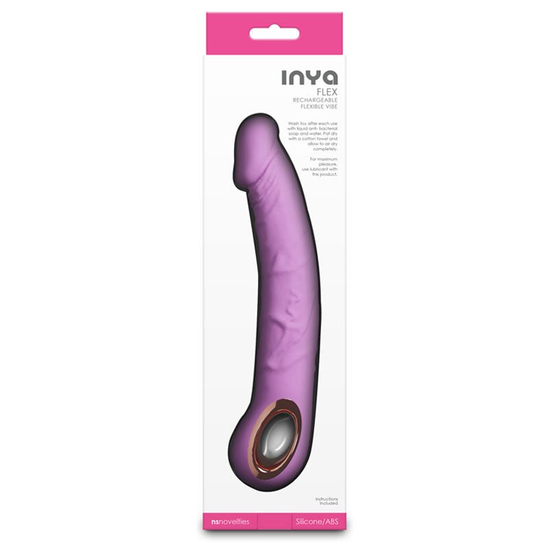 INYA Flex - Bubblegum 22 cm USB Rechargeable Vibrator - VIBRATORS