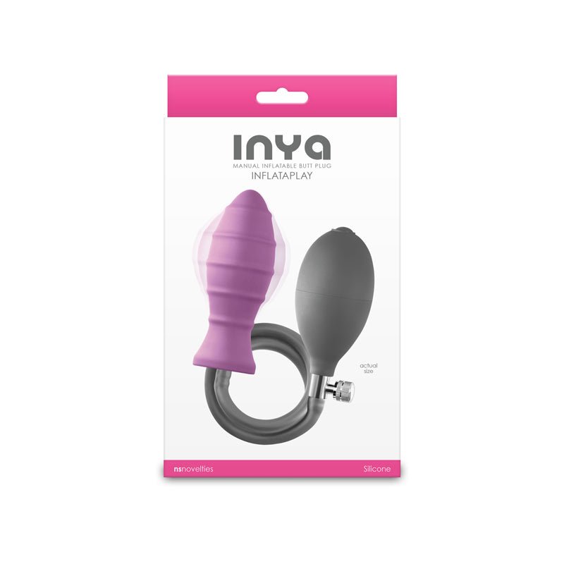INYA InflataPlay - Pink 10.5 cm Inflatable Butt Plug - ANAL TOYS