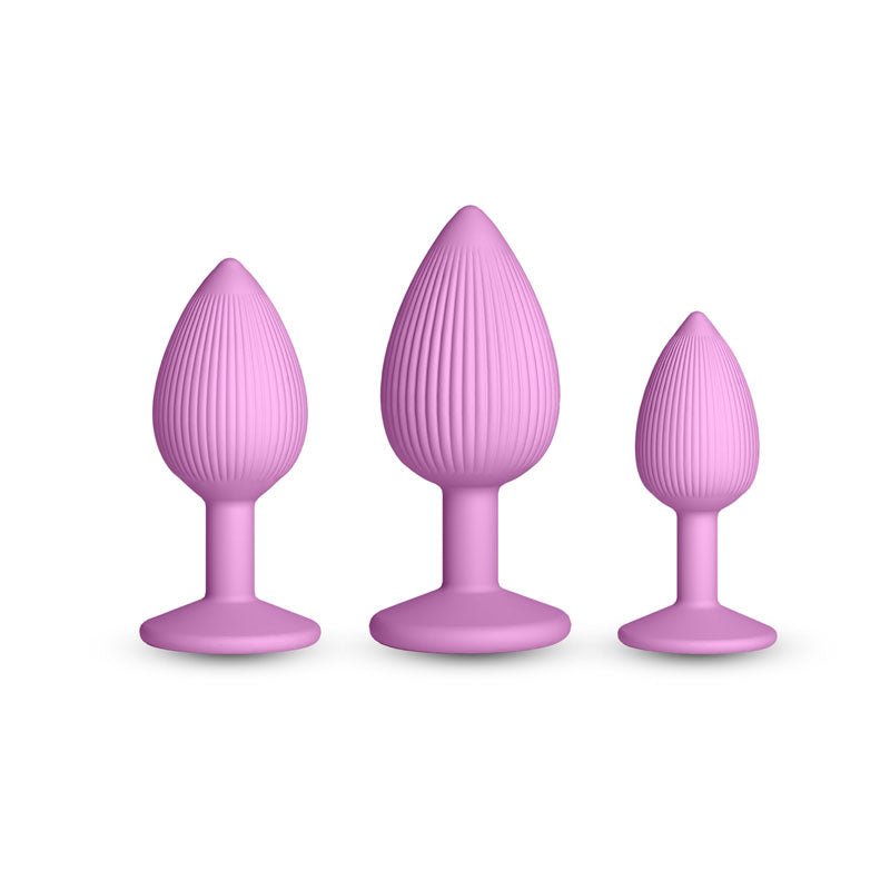 INYA Triple Ace Kit - Blush - Pink Butt Plugs - Set of 3 Sizes - ANAL TOYS