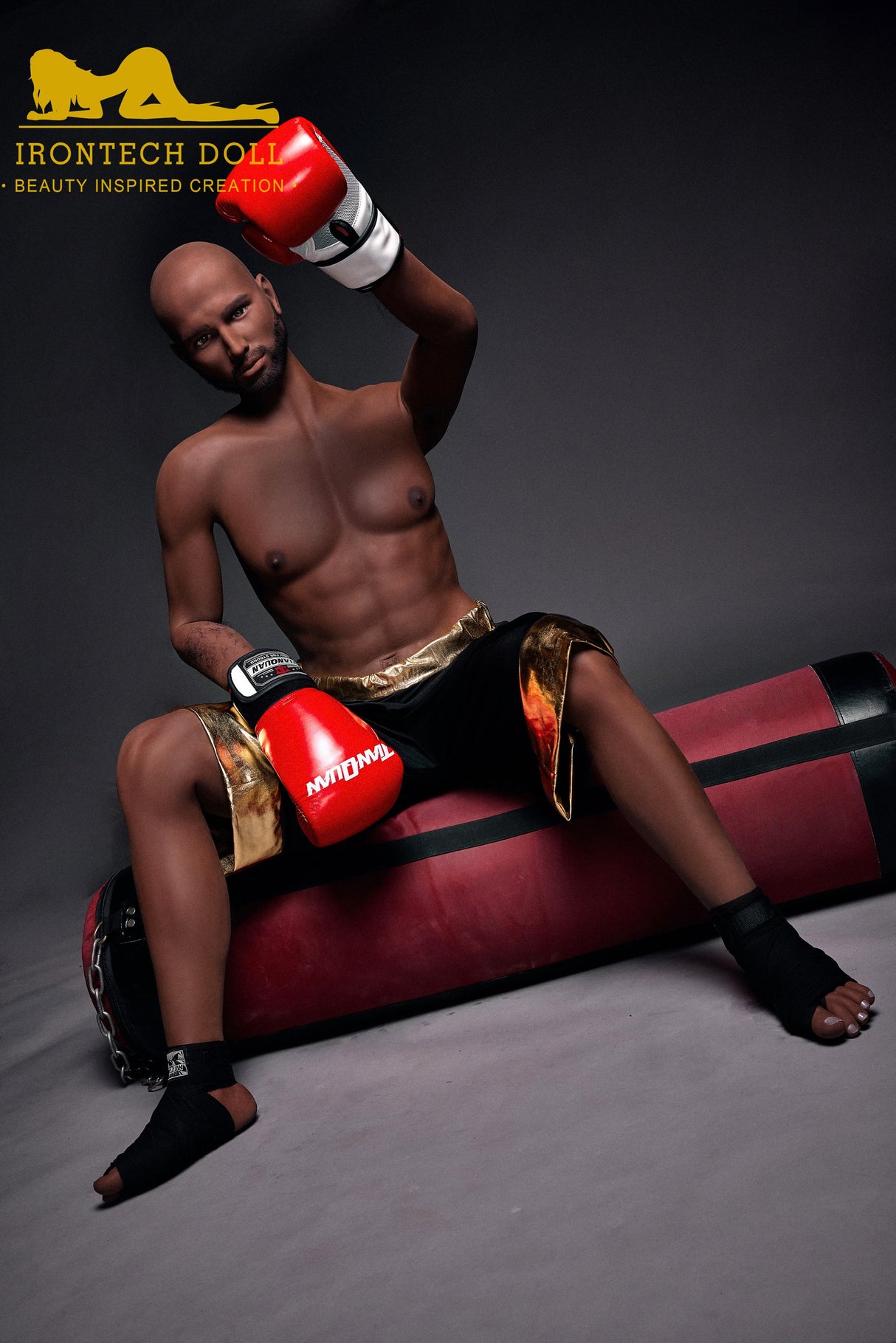 Irontech 175cm Boxing Male Sex Doll Kevin Strong Realistic Figure - Sex Doll