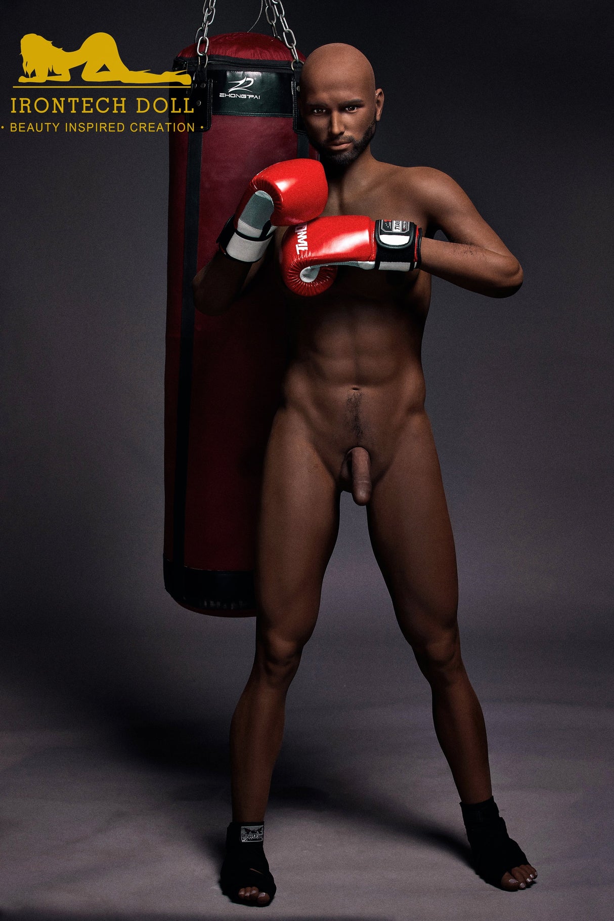 Irontech 175cm Boxing Male Sex Doll Kevin Strong Realistic Figure - Sex Doll