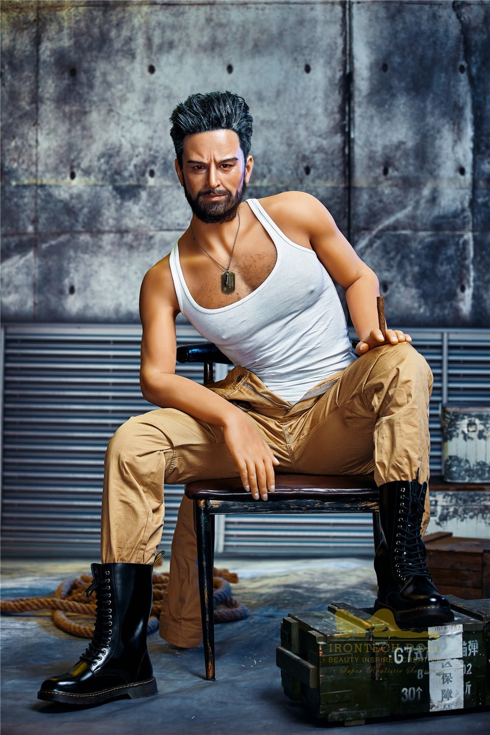 Irontech 175cm William Silicone Head Male Sex Doll - Sex Doll