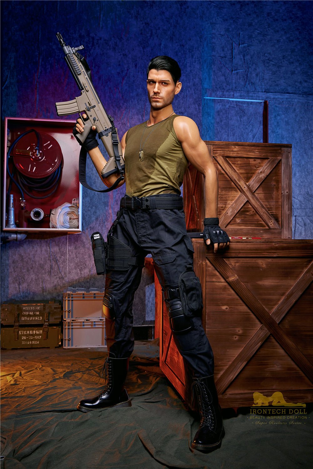 Irontech Thomas 176cm Male Silicone Sex Doll M5 Tan Skin - Sex Doll