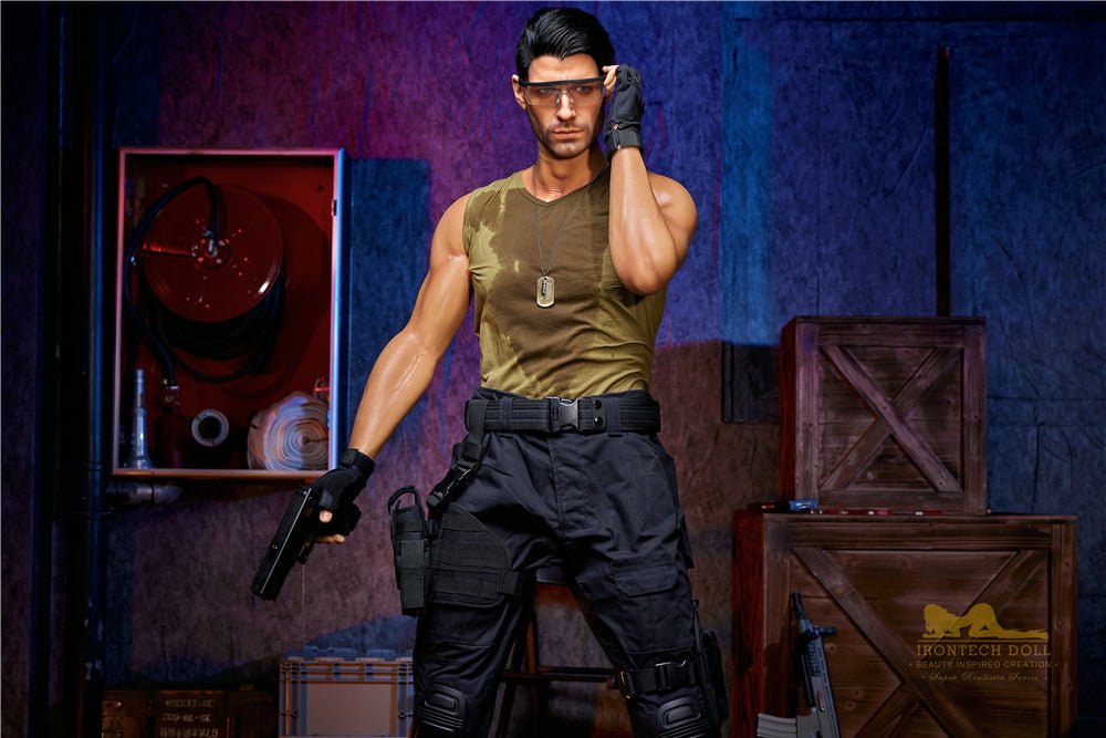 Irontech Thomas 176cm Male Silicone Sex Doll M5 Tan Skin - Sex Doll