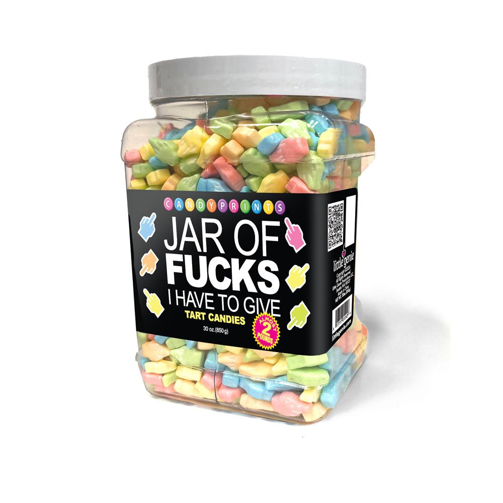 Jar Of Fucks I Have To Give Fruit Flavoured Lollies 850 Gram - NOVELTIES