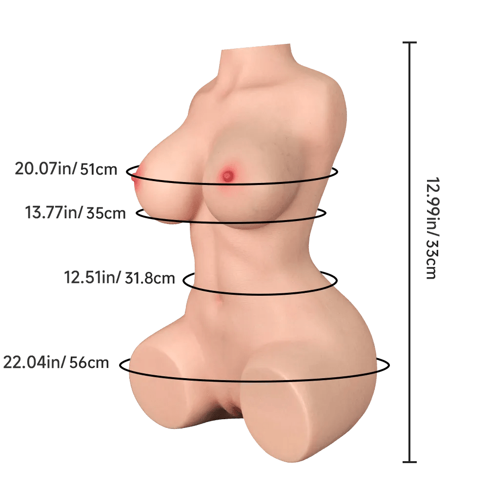 Jasmine Portable Mini Silicone Sex Doll Torso for Beginners - Sex Doll - Naughty by Nature Adult Store