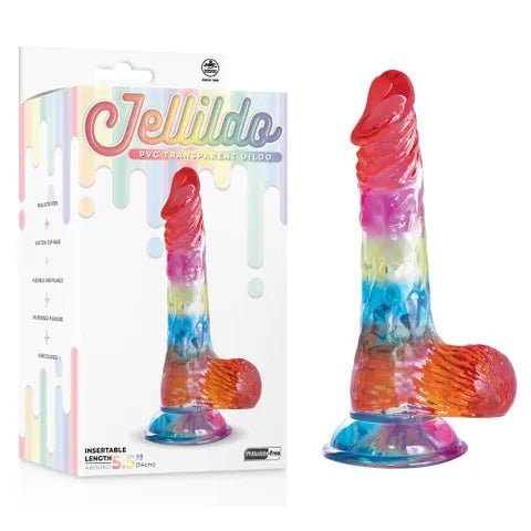 Jellido 14cm Dildo - Clear Coloured - DONGS