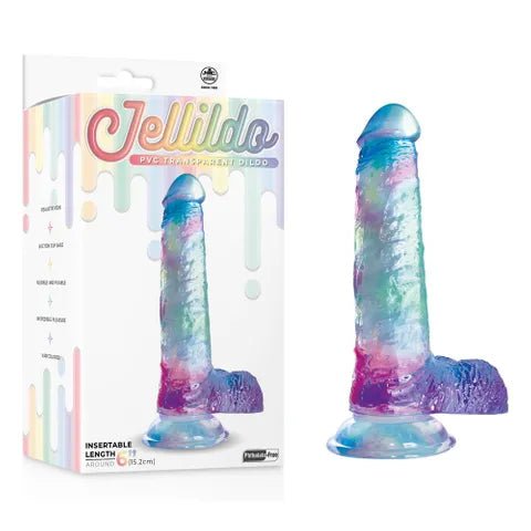 Jellido 15.2cm Dildo - Clear Coloured - DONGS