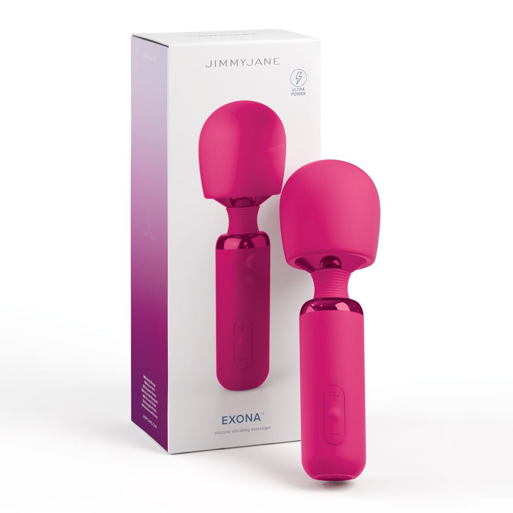 JimmyJane Exona - Pink 18.3 cm USB Rechargeable Massage Wand - VIBRATORS