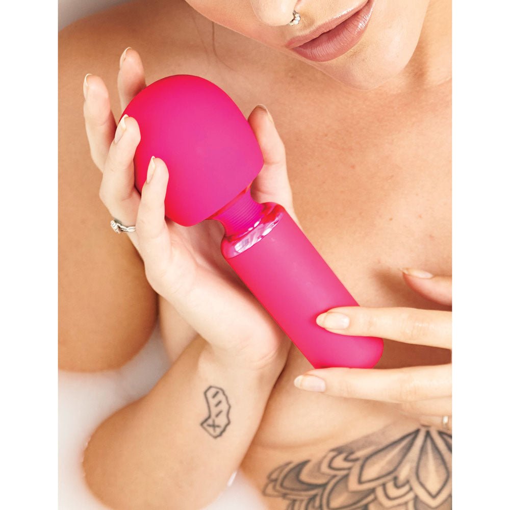 JimmyJane Exona - Pink 18.3 cm USB Rechargeable Massage Wand - VIBRATORS