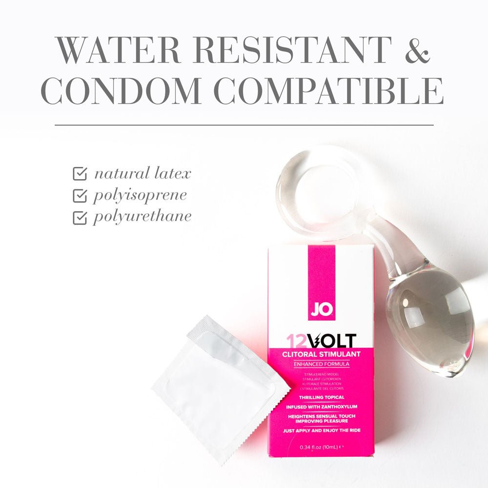 JO 12 Volt Clitoral Stimulant Gel 10 mL Tube For Women - ENHANCERS