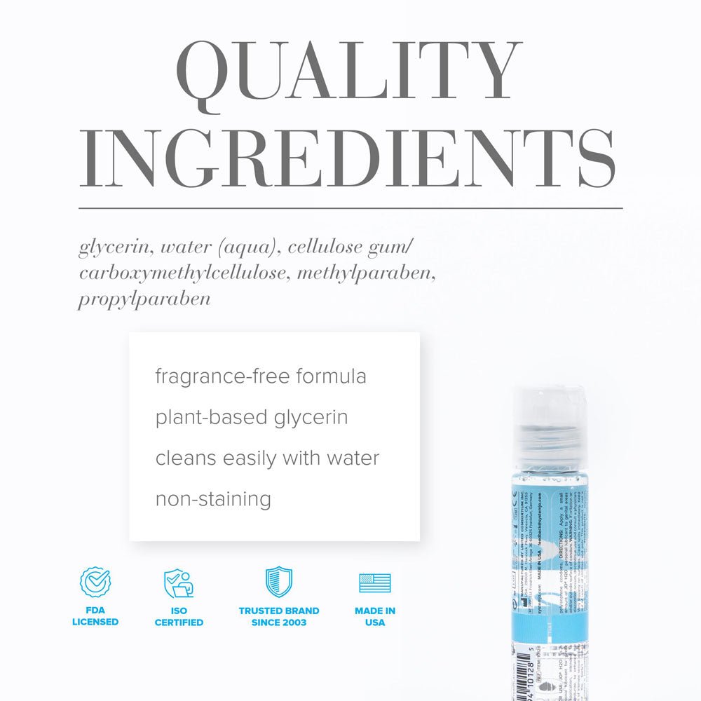 JO H2O Original Water Based Lubricant 30mL Bottle - LOTIONS & LUBES