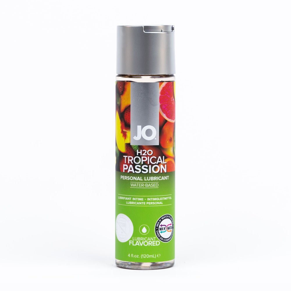 JO H2O Tropical Passion Flavoured Lubricant Water Based 120ml - LOTIONS & LUBES