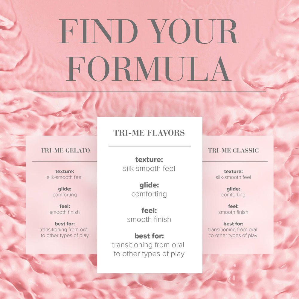 JO Tri Me Flavoured Lubes Gift Set 3 Pack Strawberry Watermelon Tropic Passion - LOTIONS & LUBES