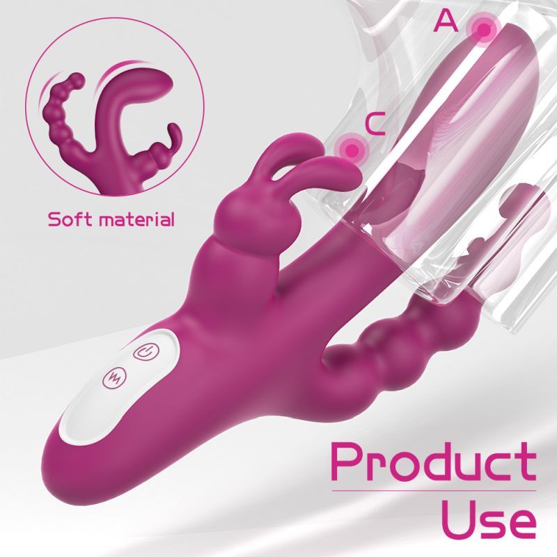 Joker Triple Ecstasy Vibrator - Adult Toys