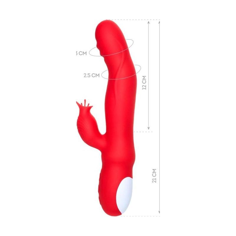JOS Redli Heating and Rotating Rabbit Tickler - Naughty by Nature Adult Store