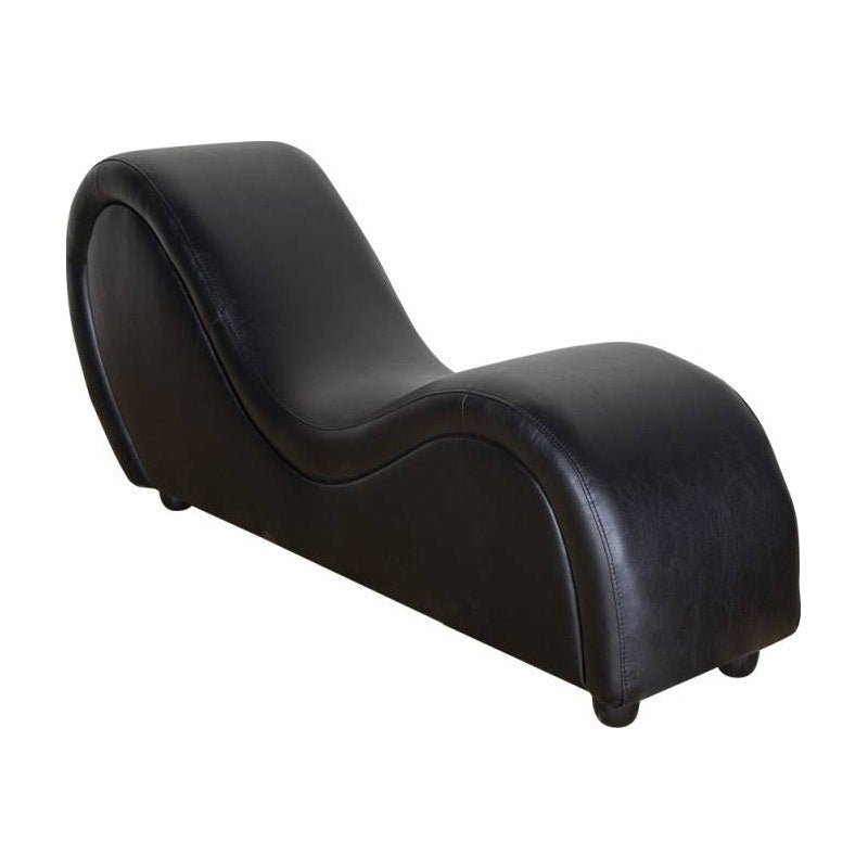 Kama Sutra Mebon Chaise Love Lounge Leather Black - Adult Toys