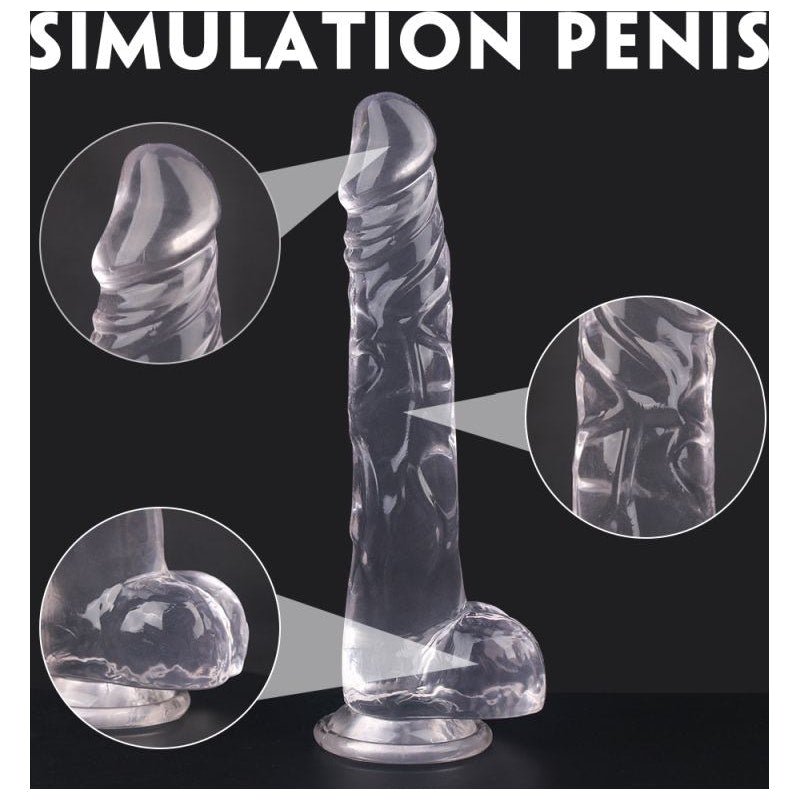 King Kong Dong w Balls Black XXL - Adult Toys