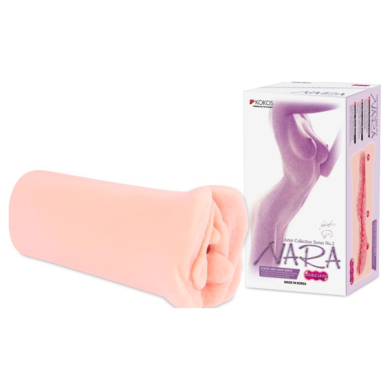 Kokos Nara Pocket Pussy – Twin Layer Suction Masturbator Sleeve - Adult Toys