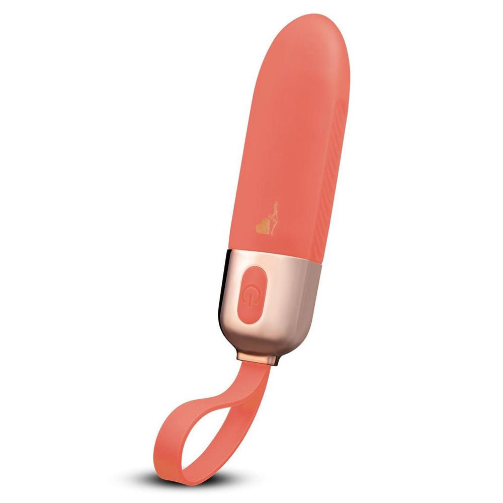 LAPDANCE Popsicle Mini Pocket Wand - Pink 12 cm USB Rechargeable Bullet - BULLETS & EGGS