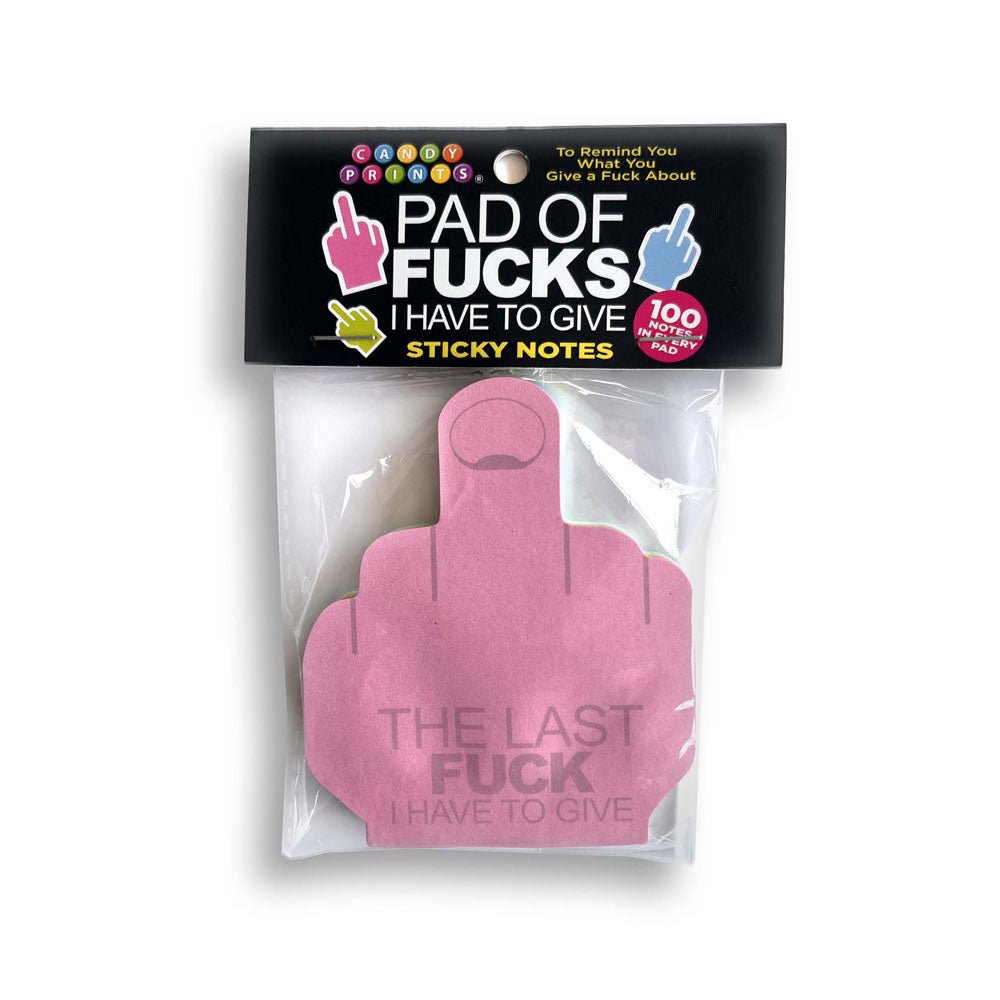 Last Fuck I Have To Give Sticky Notes - 100 Pack - NOVELTIES - Naughty by Nature Adult Store