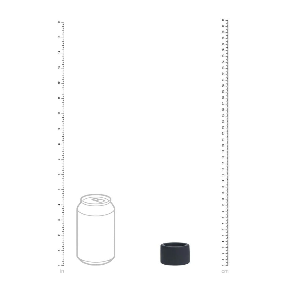 Levelz Liquid Silicone Ball Strap Medium Black For Men - COCK RINGS