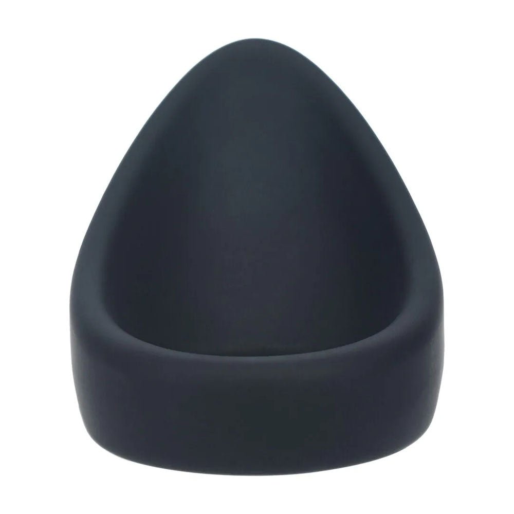 LEVELZ Teardrop Silicone Cock Ring Black For Enhanced Fit And Comfort - COCK RINGS