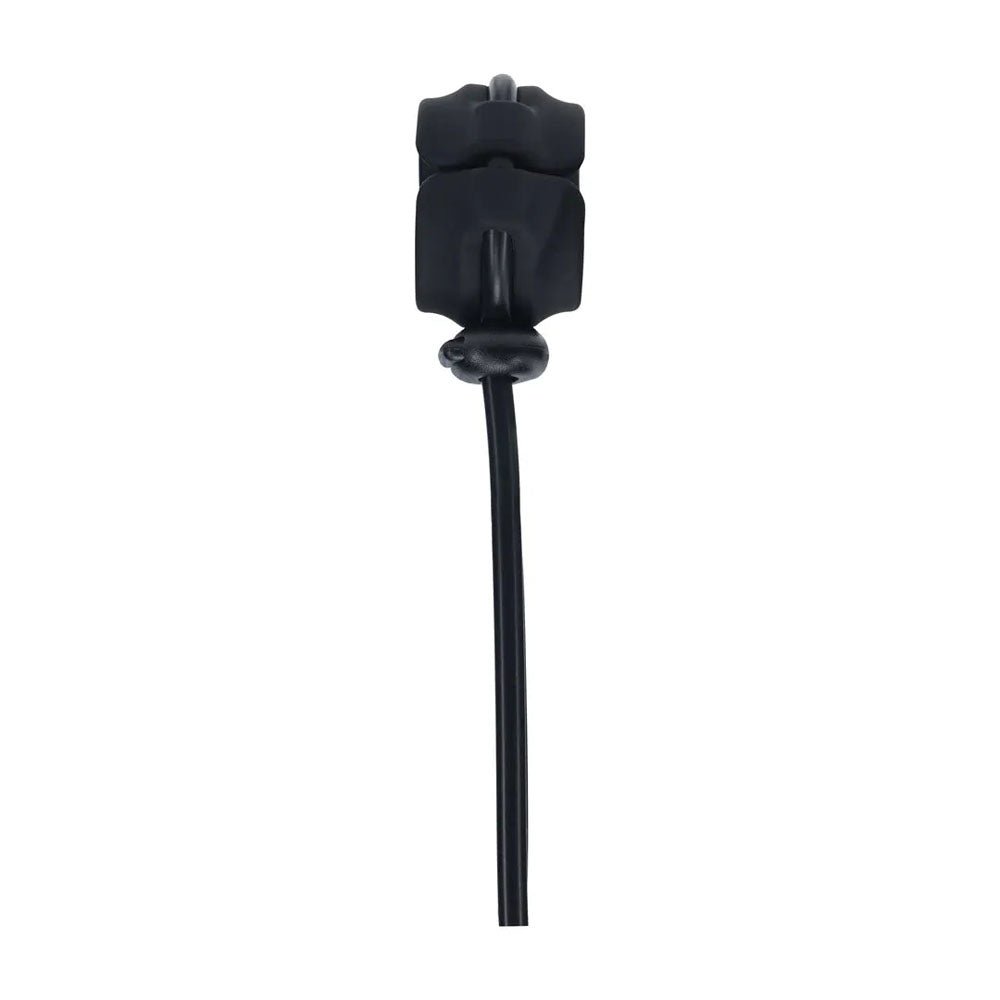 Levelz Wide Detachable Lasso Cock Ring Black Adjustable - COCK RINGS