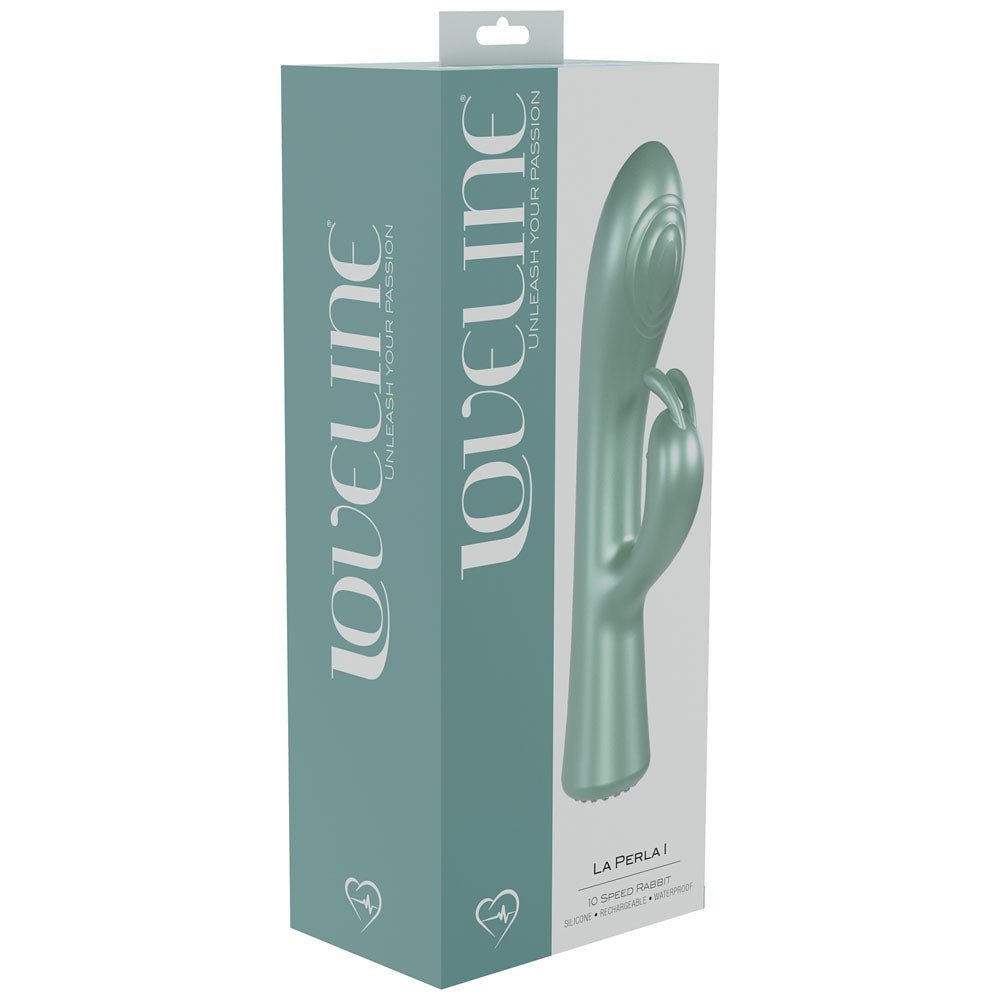 LOVELINE La Perla I - Pearlescent Green Rabbit Vibrator - VIBRATORS