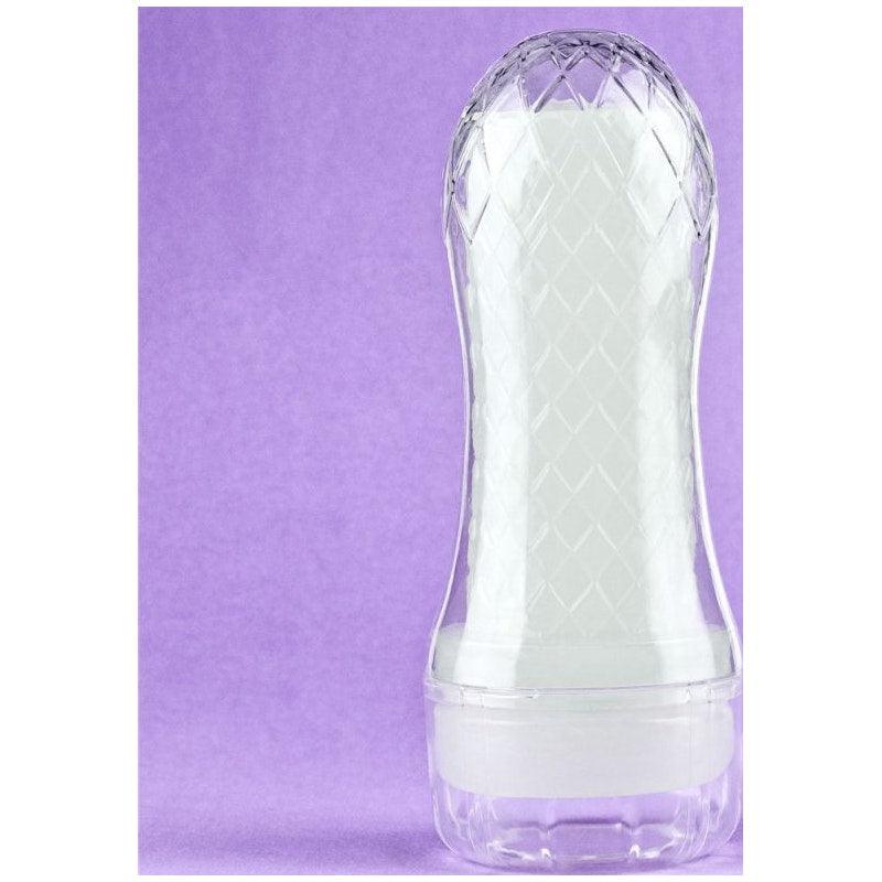 Lovetoy Lumino Play Ribbed Masturbator – Glow in the Dark TPE Stroker - Adult Toys