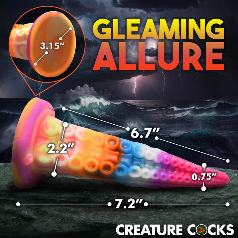Luminoctopus GITD Tentacle Dildo - Adult Toys - Naughty by Nature Adult Store