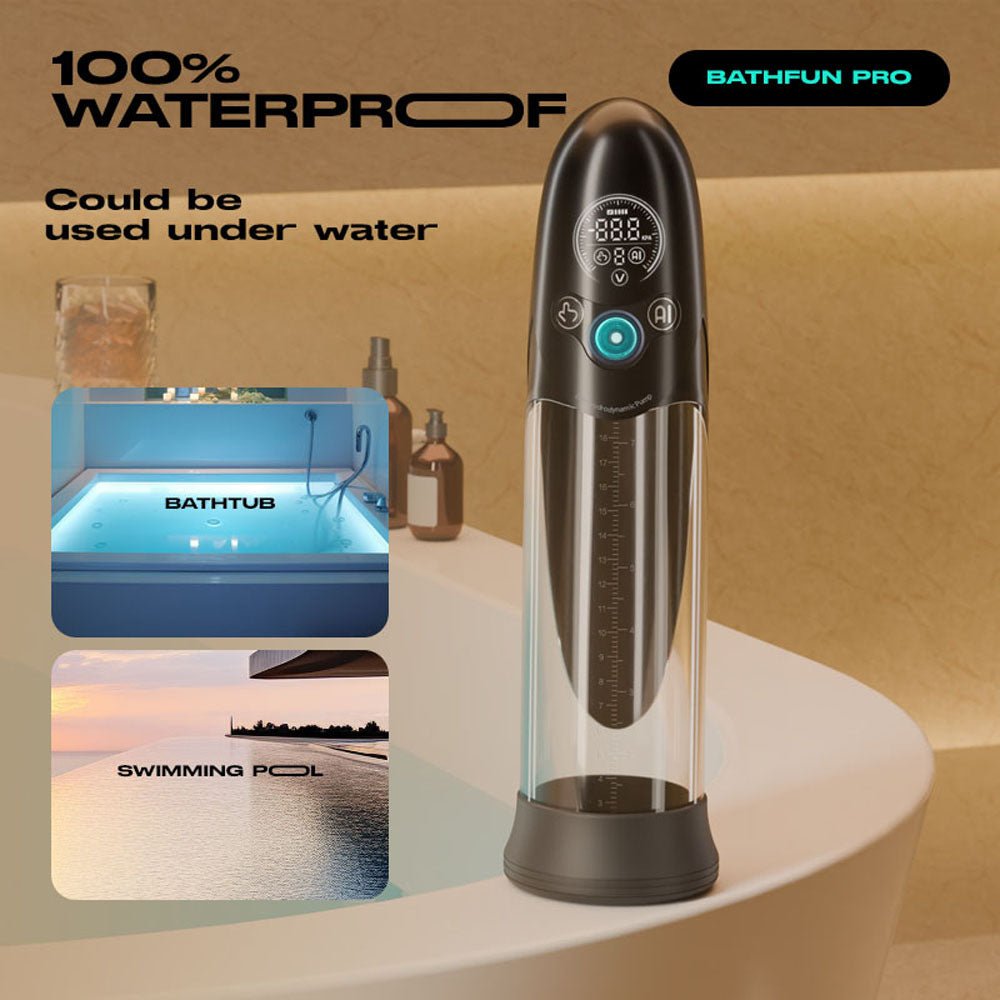 LuvPump Bathfun Pro Waterproof Smart Automatic Penis Pump - PUMPS