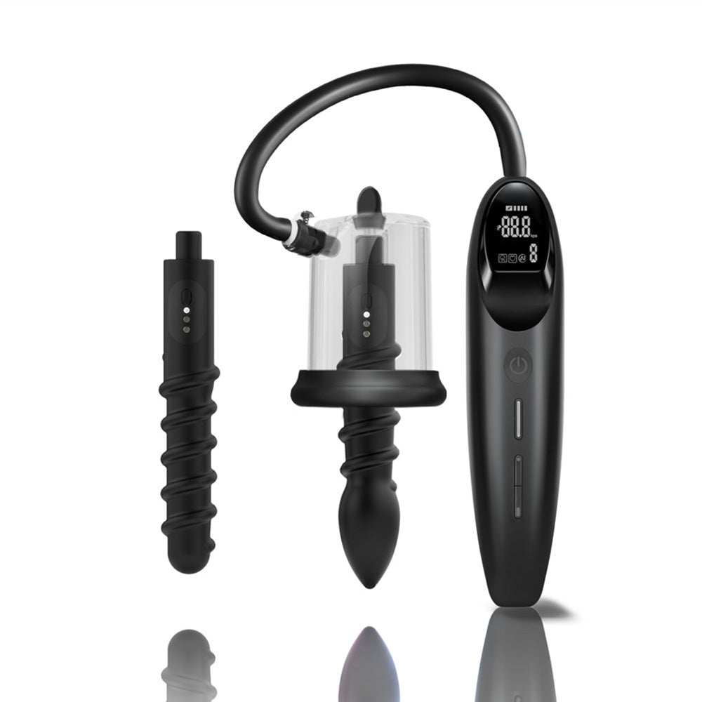 LuvPump RosCup Pro Smart Rosebud Anal Pump Vibrating Probe - PUMPS